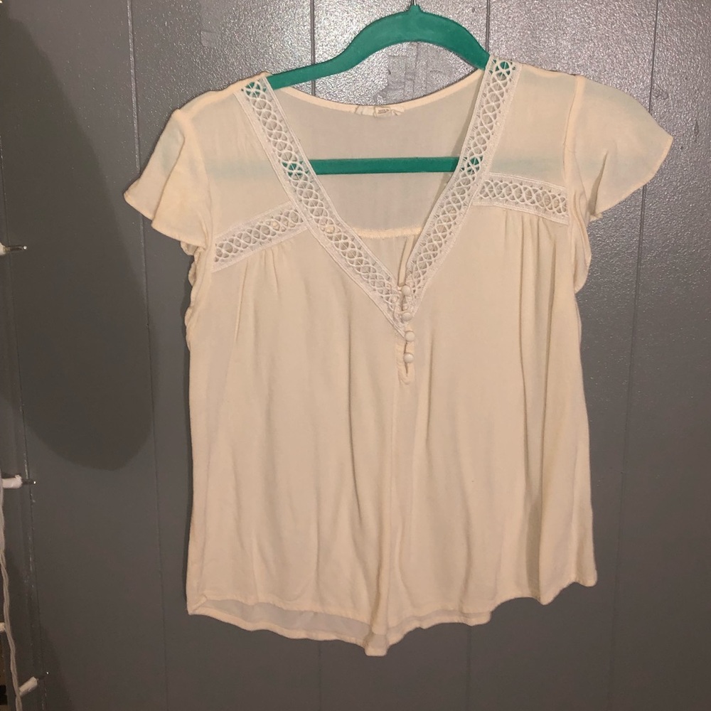 Creme shirt for sale!!